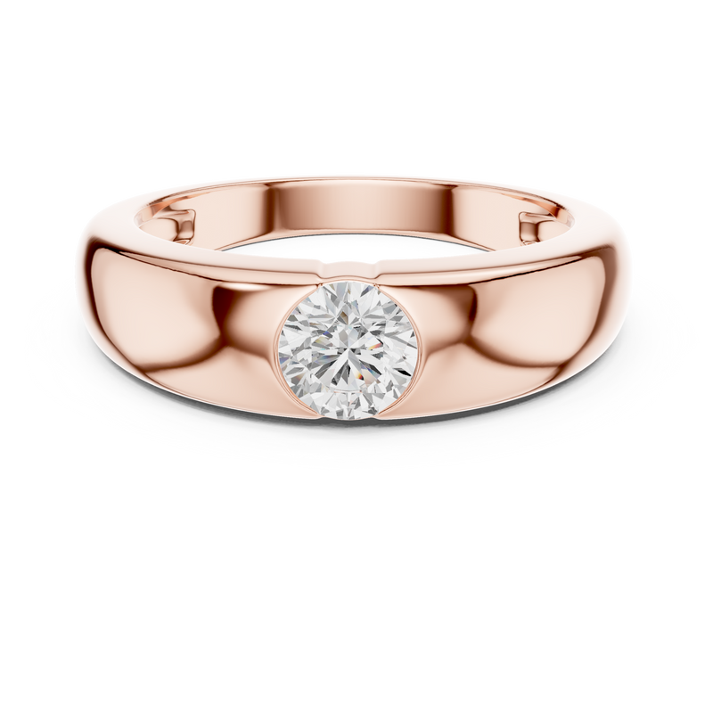 Mens Ring SBMR(15) - Rose Gold - Image