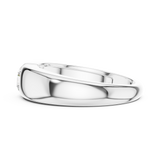 Mens Ring SBMR(15)@7 - White Gold - Image