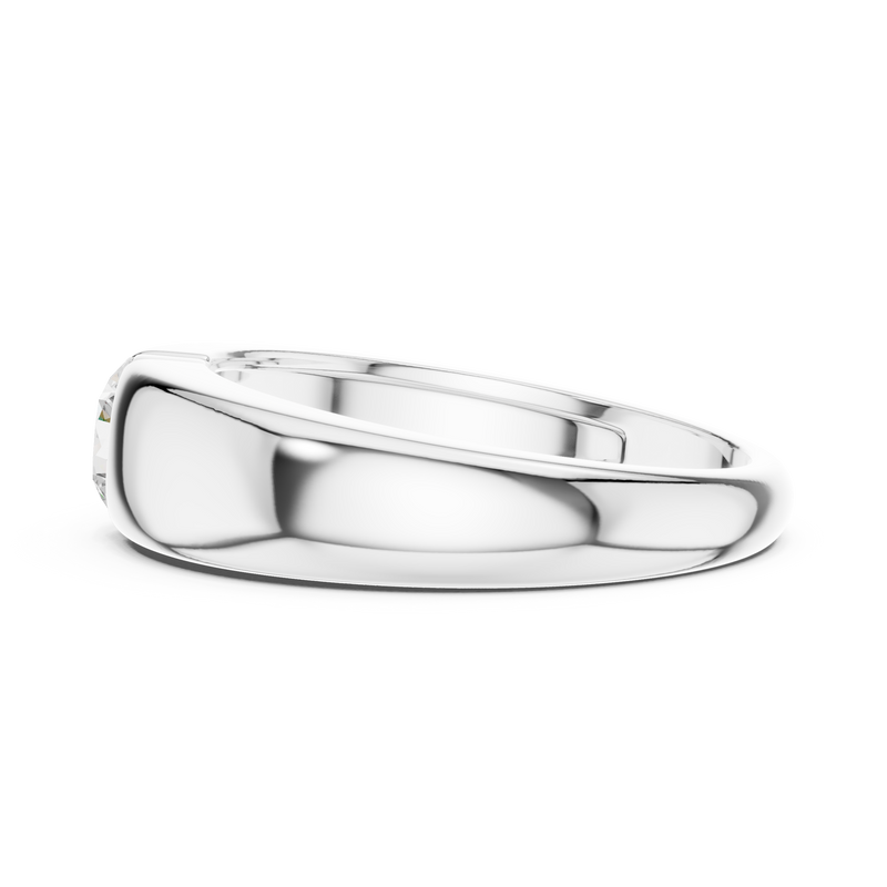 Mens Ring SBMR(15) - White Gold - Image