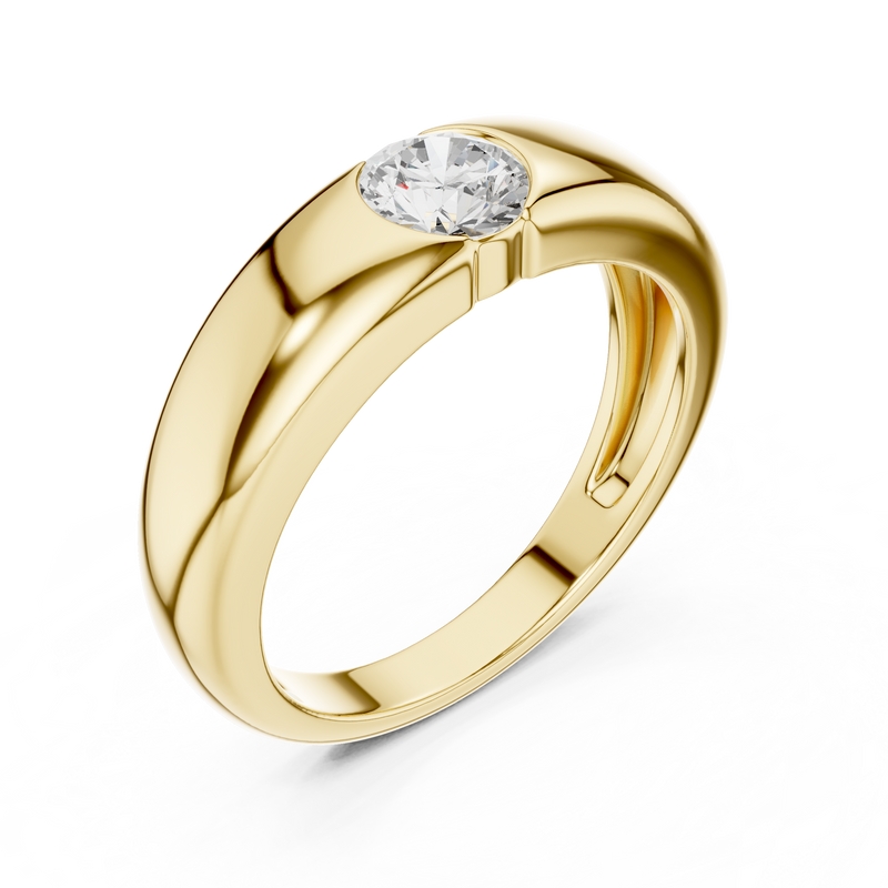 Mens Ring SBMR(15)@7 - Yellow Gold - Image