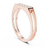 Mens Ring SBMR(16)@7 - Rose Gold - Image