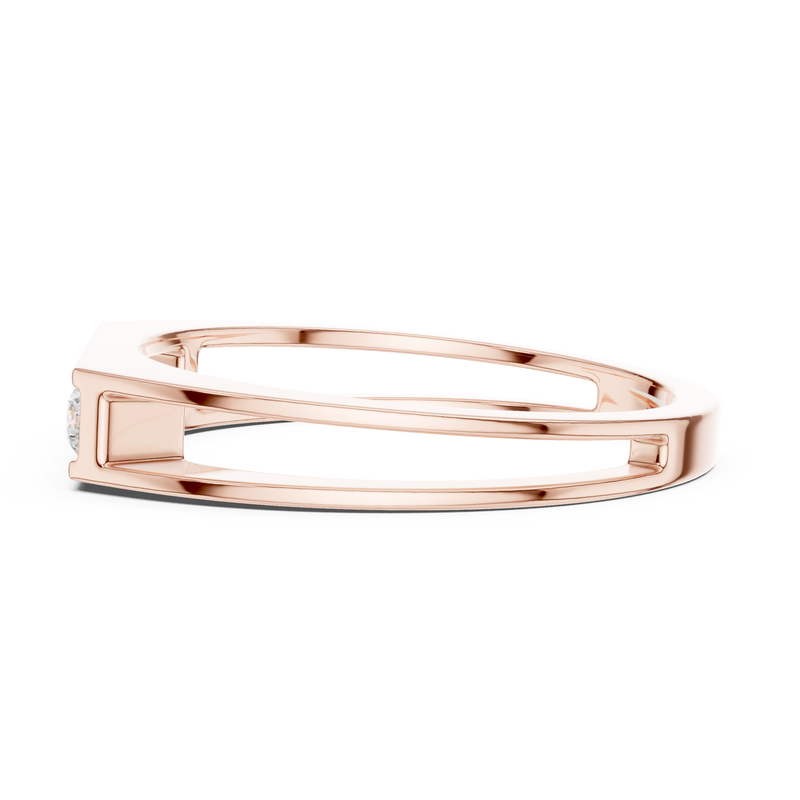 Mens Ring SBMR(16)@7 - Rose Gold - Image