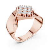 Mens Ring SBMR(17)@7 - Rose Gold - Image