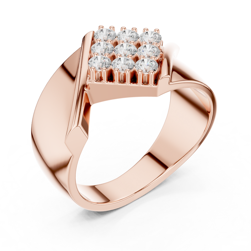 Mens Ring SBMR(17) - Rose Gold - Image