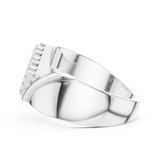 Mens Ring SBMR(17)@7 - White Gold - Image