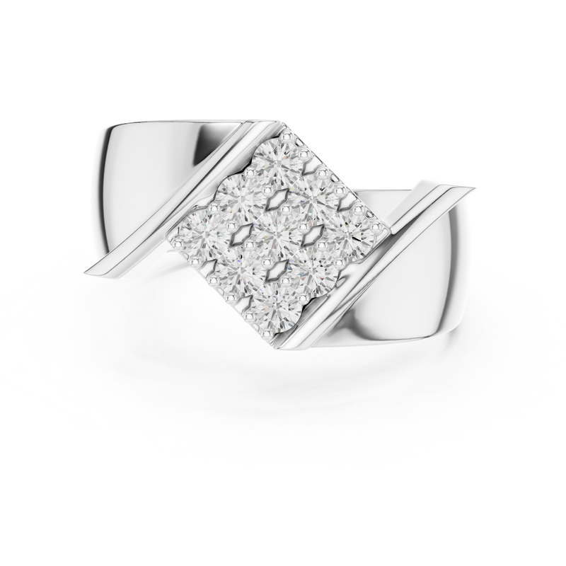 Mens Ring SBMR(17) - White Gold - Image
