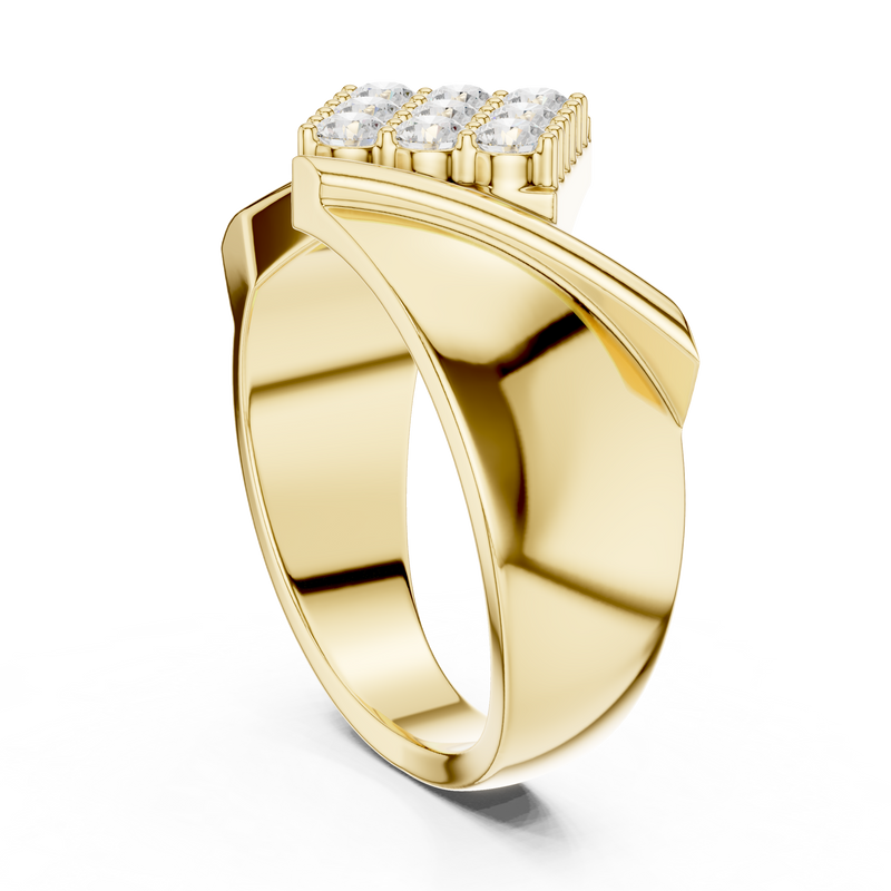 Mens Ring SBMR(17)@7 - Yellow Gold - Image