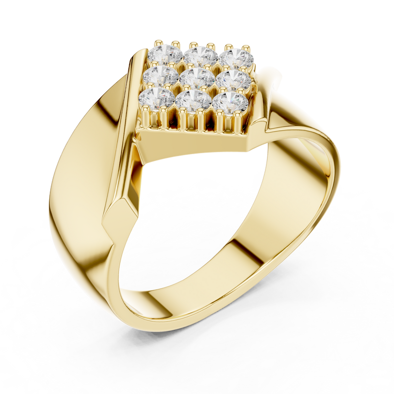 Mens Ring SBMR(17)@7 - Yellow Gold - Image