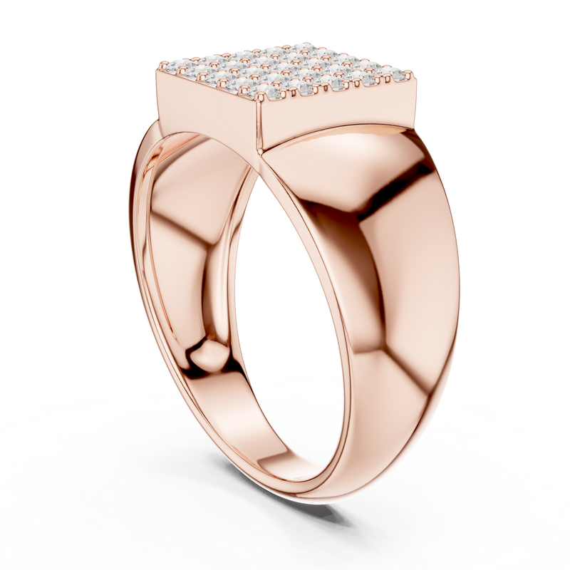 Mens Ring SBMR(18)@7 - Rose Gold - Image