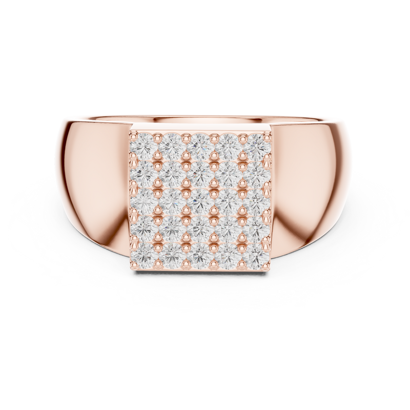 Mens Ring SBMR(18)@7 - Rose Gold - Image