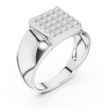 Mens Ring SBMR(18)@7 - White Gold - Image