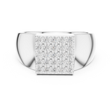 Mens Ring SBMR(18)@7 - White Gold - Image