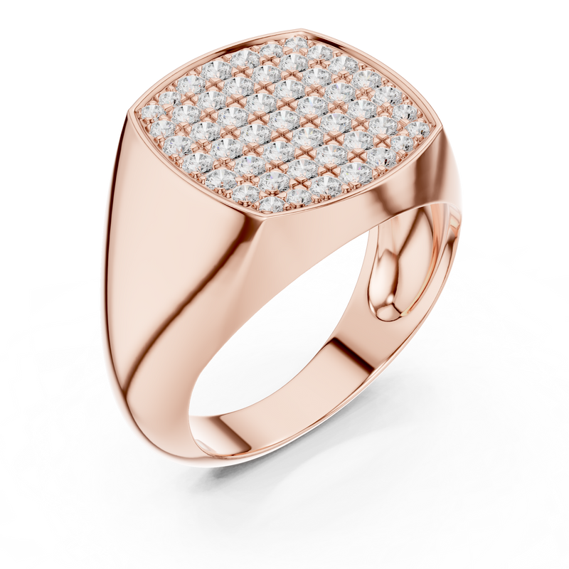 Mens Ring SBMR(1)@7 - Rose Gold - Image