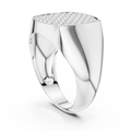 Mens Ring SBMR(1) - White Gold - Image