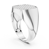 Mens Ring SBMR(1) - White Gold - Image