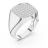 Mens Ring SBMR(1)@7 - White Gold - Image