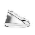 Mens Ring SBMR(1) - White Gold - Image