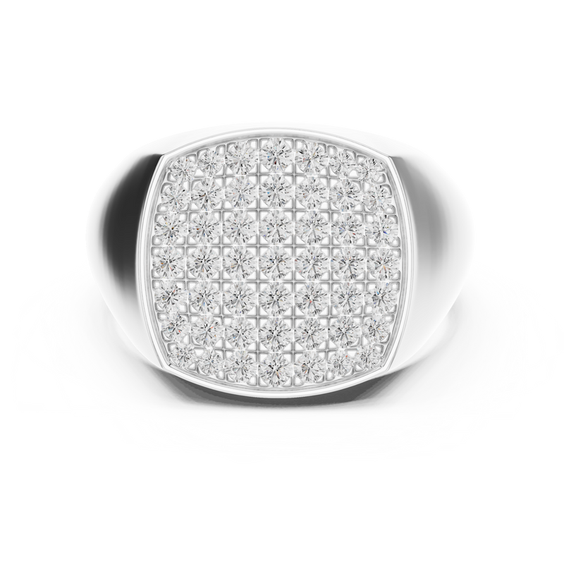 Mens Ring SBMR(1) - White Gold - Image
