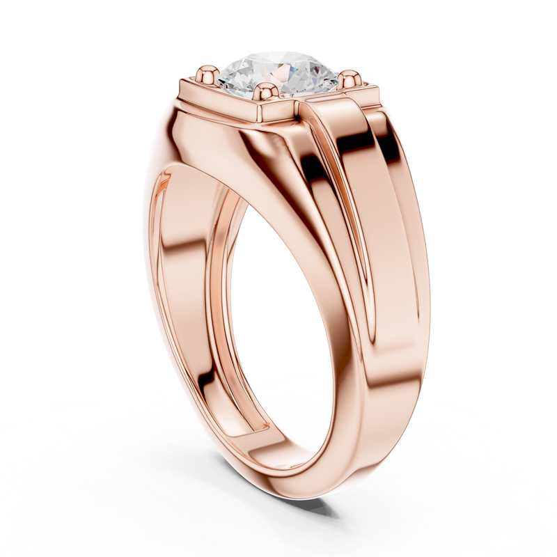 Mens Ring SBMR(21)@7 - Rose Gold - Image