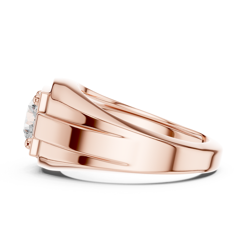 Mens Ring SBMR(21)@7 - Rose Gold - Image