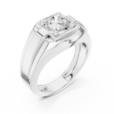 Mens Ring SBMR(21)@7 - White Gold - Image