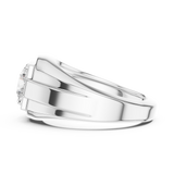 Mens Ring SBMR(21) - White Gold - Image