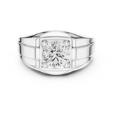 Mens Ring SBMR(21) - White Gold - Image