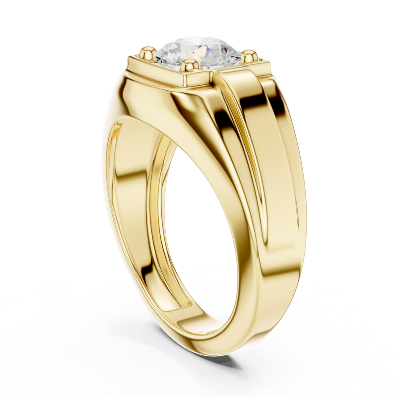 Mens Ring SBMR(21) - Yellow Gold - Image