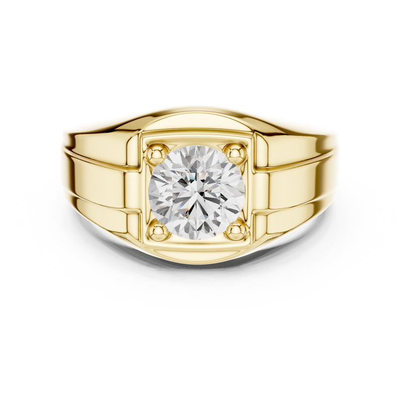 Mens Ring SBMR(21) - Yellow Gold - Image