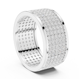 Mens Ring SBMR(22)@7 - White Gold - Image