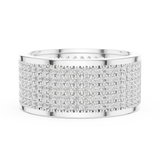 Mens Ring SBMR(22)@7 - White Gold - Image