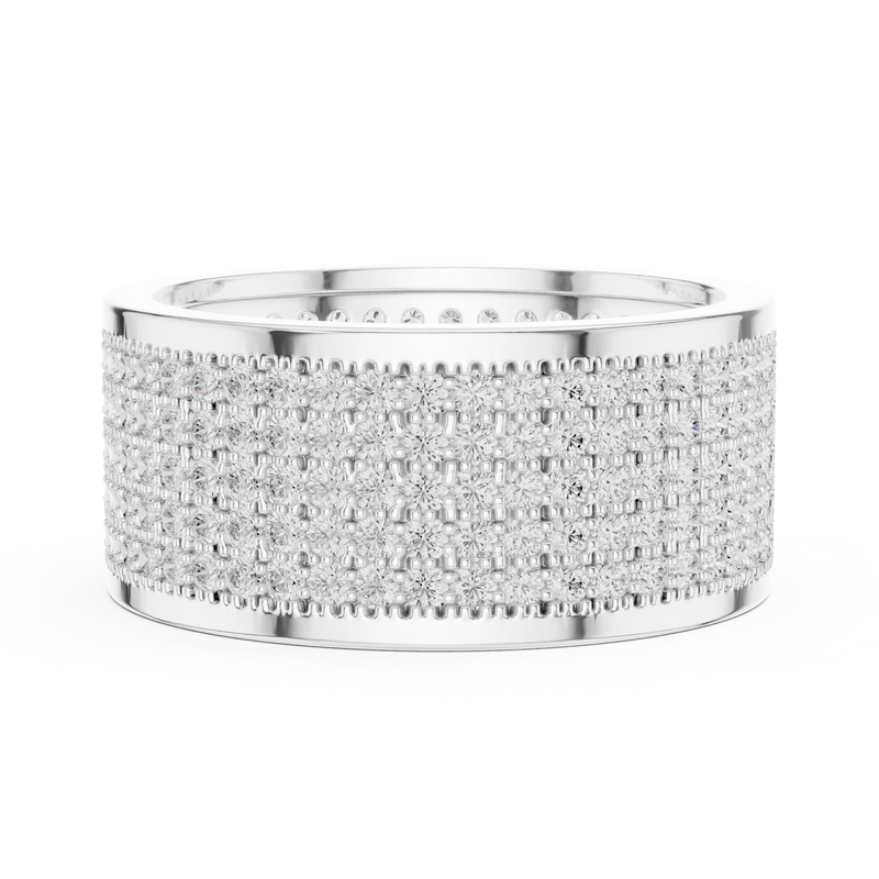 Mens Ring SBMR(22)@7 - White Gold - Image