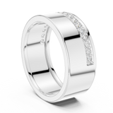 Mens Ring SBMR(25) - White Gold - Image