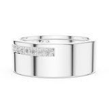 Mens Ring SBMR(25)@7 - White Gold - Image