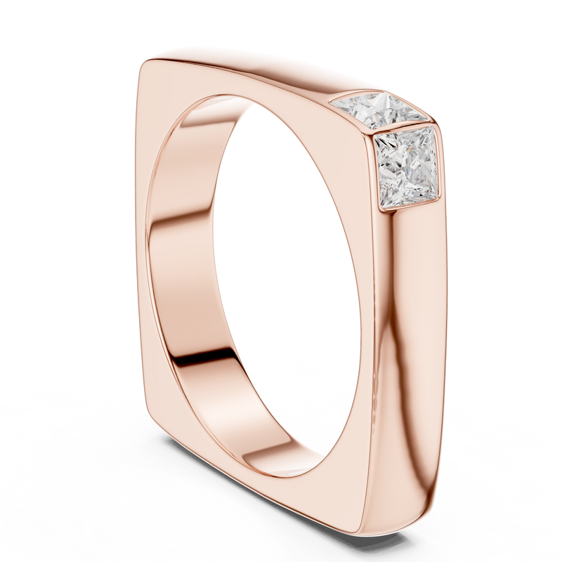 Mens Ring SBMR(26)@7 - Rose Gold - Image