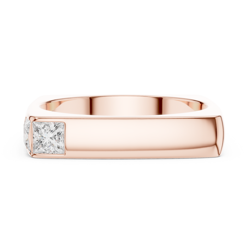 Mens Ring SBMR(26)@7 - Rose Gold - Image