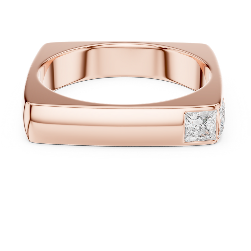 Mens Ring SBMR(26)@7 - Rose Gold - Image