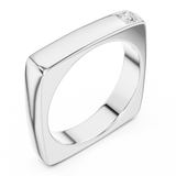 Mens Ring SBMR(26)@7 - White Gold - Image