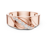 Mens Ring SBMR(27)@7 - Rose Gold - Image