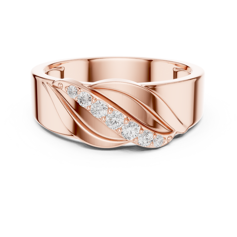 Mens Ring SBMR(27)@7 - Rose Gold - Image