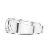 Mens Ring SBMR(27)@7 - White Gold - Image