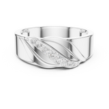Mens Ring SBMR(27)@7 - White Gold - Image