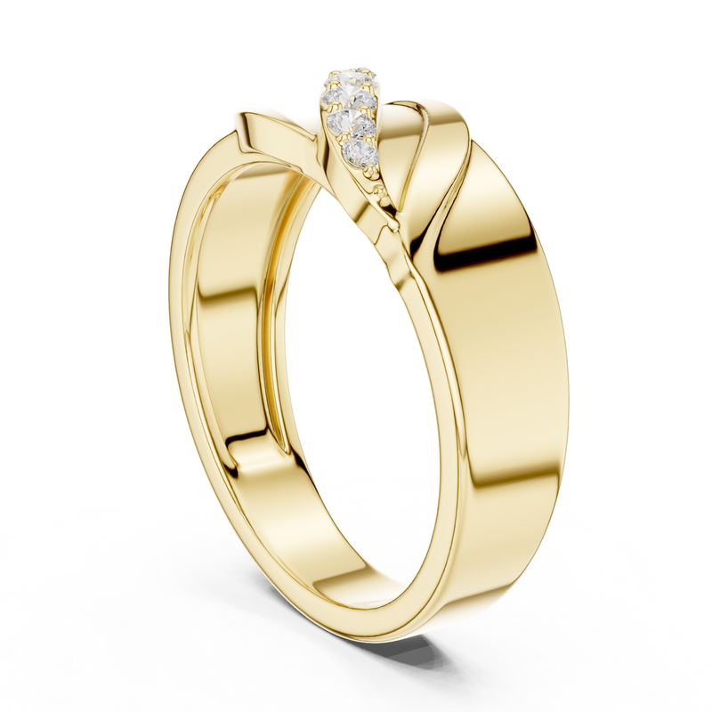 Mens Ring SBMR(27)@7 - Yellow Gold - Image