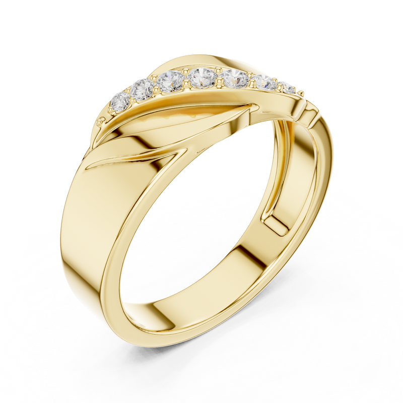 Mens Ring SBMR(27)@7 - Yellow Gold - Image