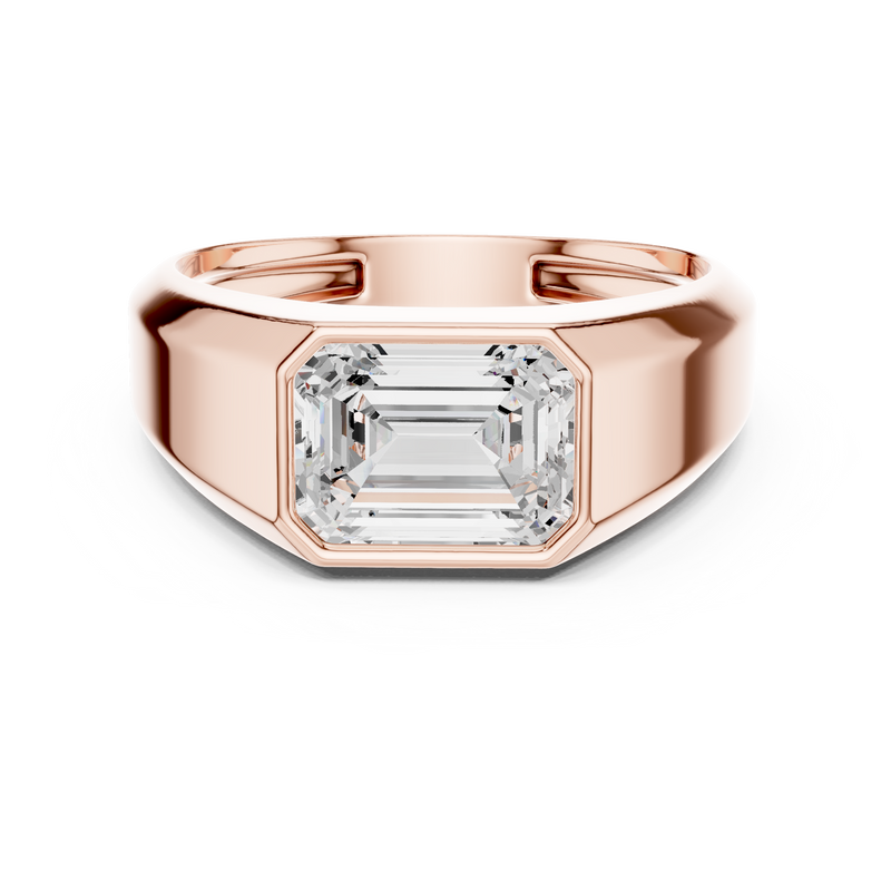 Mens Ring SBMR(28)@7 - Rose Gold - Image