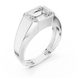 Mens Ring SBMR(28)@7 - White Gold - Image