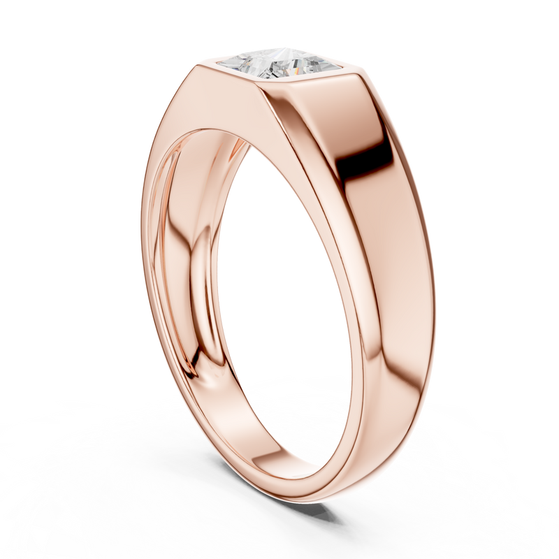Mens Ring SBMR(29)@7 - Rose Gold - Image