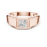Mens Ring SBMR(29)@7 - Rose Gold - Image