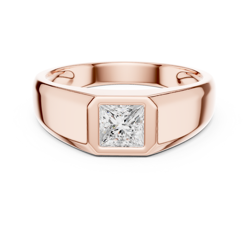 Mens Ring SBMR(29)@7 - Rose Gold - Image