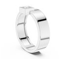 Mens Ring SBMR(2) - White Gold - Image